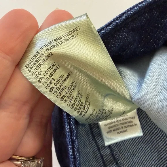 Anthropologie Pilcro Jeans Womens Size 33 Barrel Leg Dark Wash - Picture 9 of 11